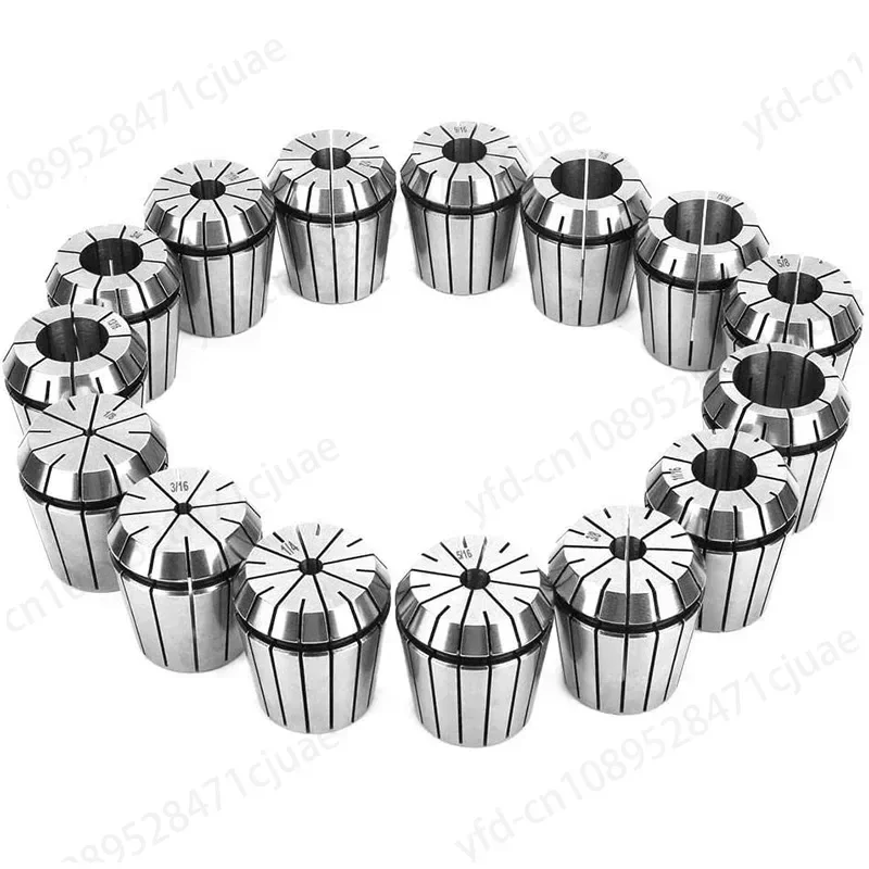 Аксессуары для фрезерного станка 15 шт. набор цанг