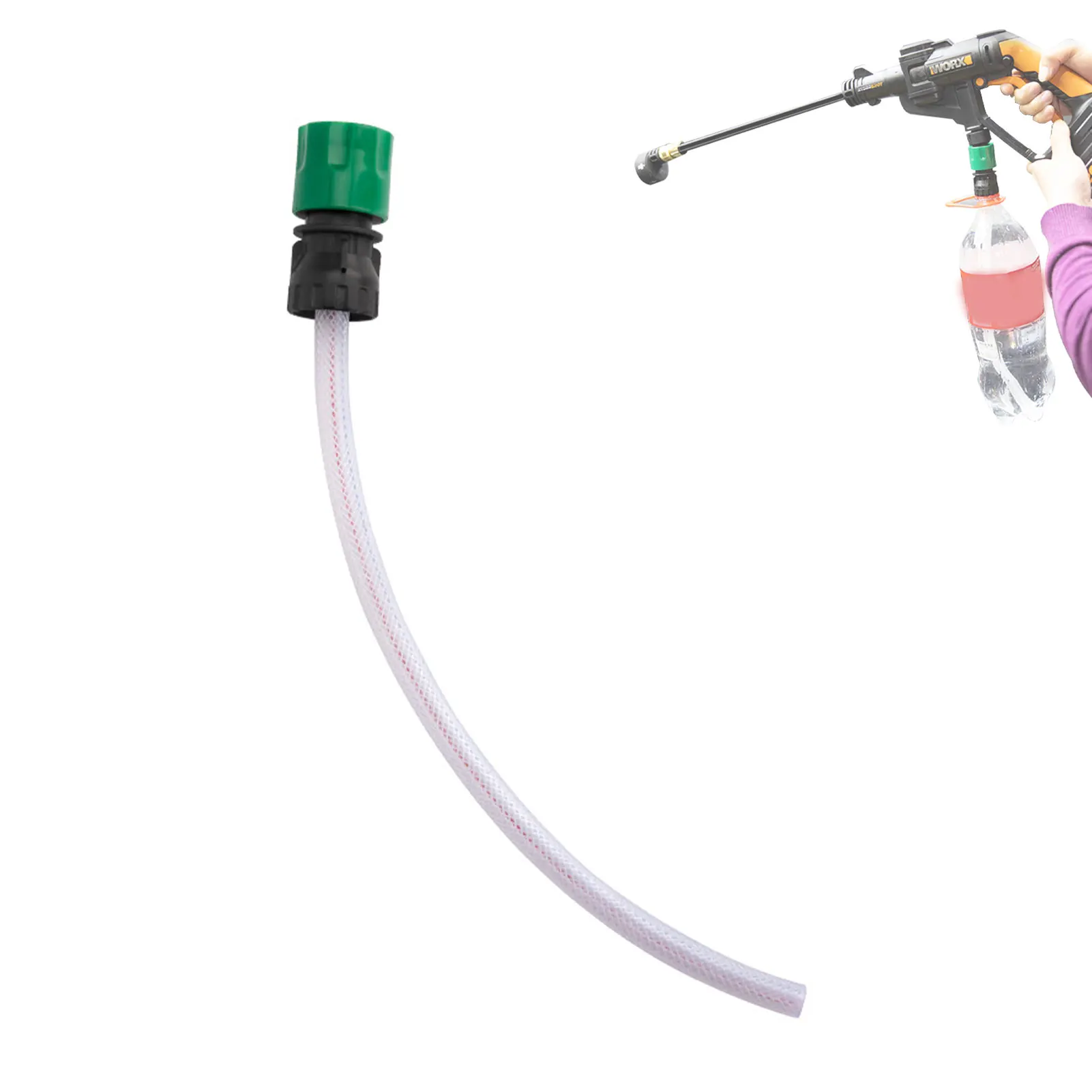 

Car Washer Hose Replacement Pressure Washer Extension Adapter Cordless Pressure Washer Connector Hose for Car Washing
