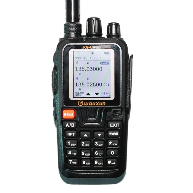 

WOUXUN KG-UV8E 999 Channels Intercom Dual Band Interphone Ham Radio Transceiver Walkie Talkie