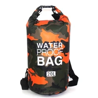 152030l camouflage rafting waterproof bags outdoor waterproof backpack light bucket bag swimsuit waterproof dry bag