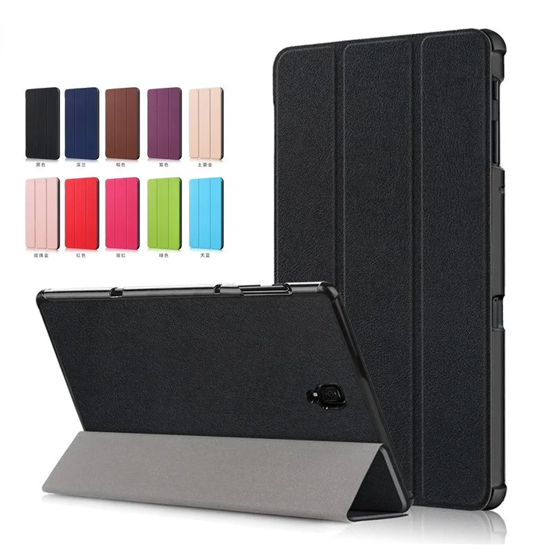 

2019 New Ultra Slim Magnet Smart Case For Samsung Galaxy Tab A 10.5 T590 T595 T597 SM-T590 SM-T595 Tablet Stand Cover+Film+Pen