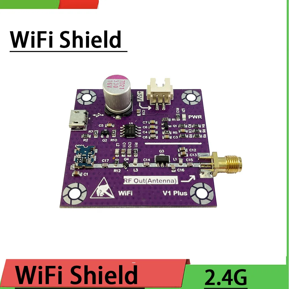 

2.4G 27DB swept Frequency signal source WIFI Shield signal prevent module for 2.4GHZ Bluetooth RF POWER amplifier antenna