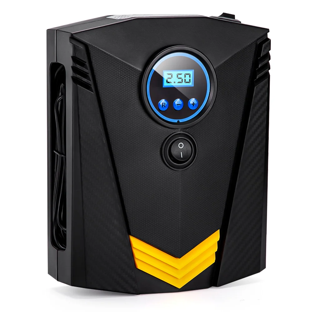 

Автомобильный воздушный компрессор, насос 12 В для электрических шин, надувной портативный автомобильный насос для шин для автомобиля, мотоцикла, насос для шин светодиодный светильник кой