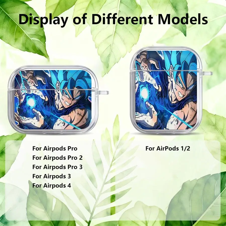 Фото Прозрачные чехлы для наушников AirPods Pro 3, 2, Pro 1, Pro 4, D-ragonS, B-allS Art №2