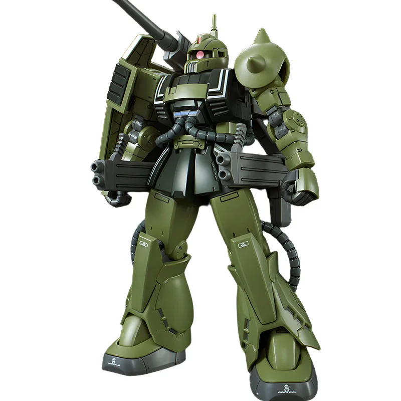 Фото Bandai Original MODEL KIT GUNDAM HGGTO MS - 06K ZAKU CANNON 1/144 Аниме Фигурка Сборка Модель Игрушки Модель Подарки для мальчиков №2
