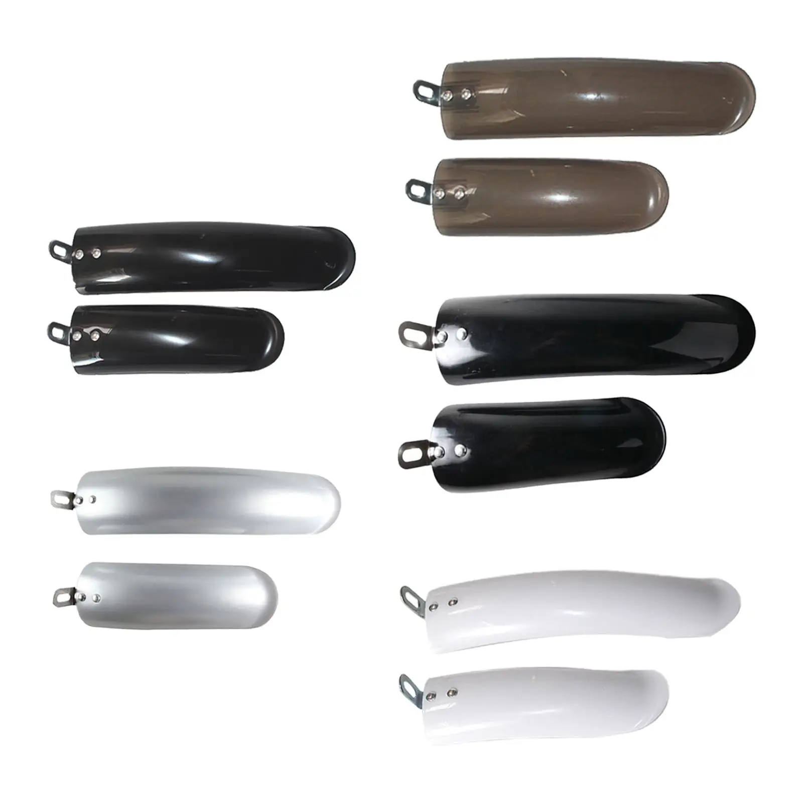 

2Pcs Durable Folding Bike Mudguard Front & Rear Fenders Mud Guard Front Rear Wheel Protector Mudflap Full Cover Cycling Parts