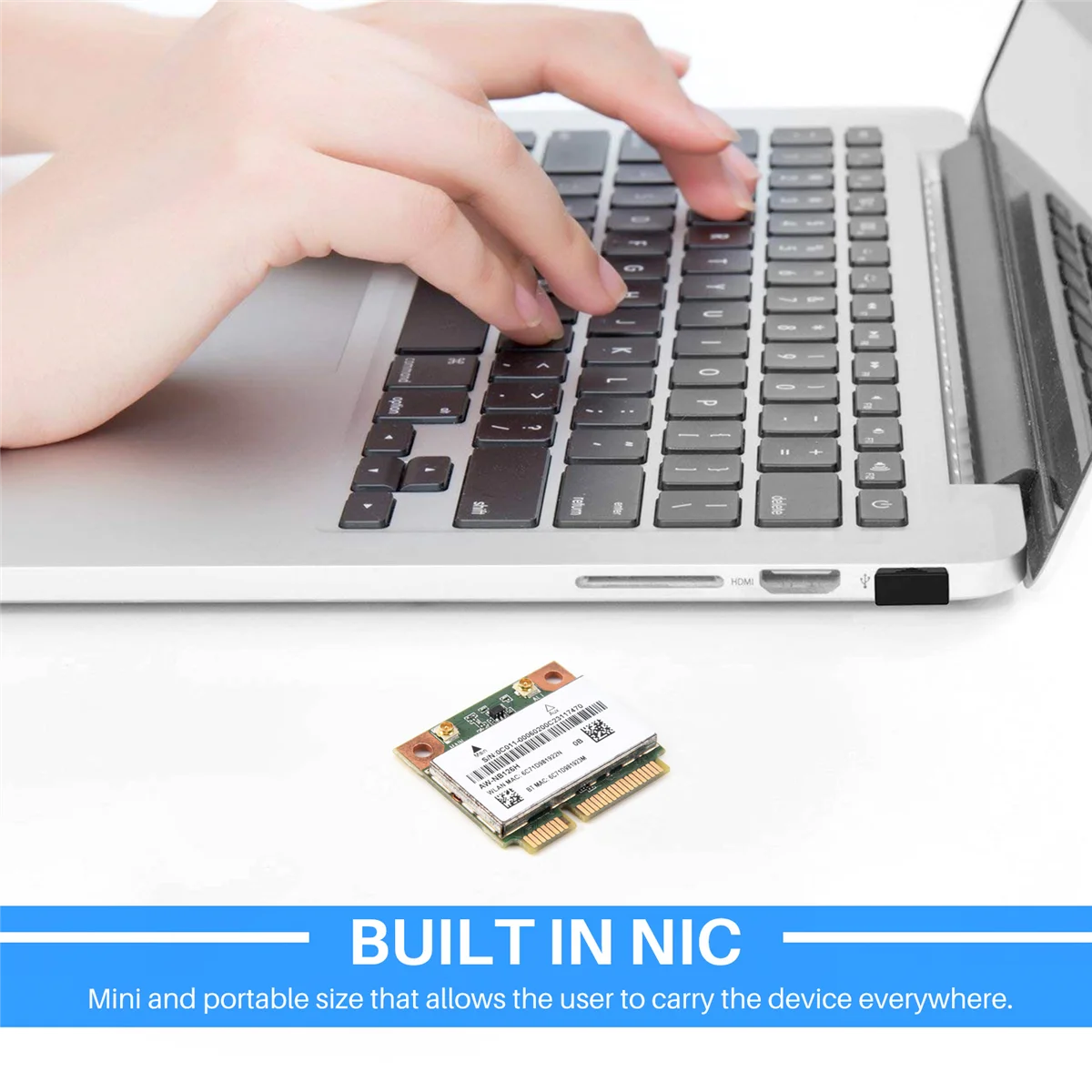 Новинка SSEA для беспроводной карты AzureWave AW-NB097H AW-NB100H AW-NB126H AR3012 AR5B225 Half Mini PCI-E Wi-Fi BT4.0