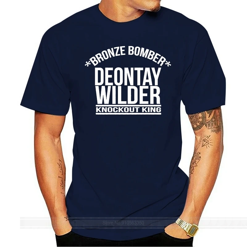 

NEW DEONTAY WILDER THE BRONZE BOMBER euro size T-SHIRT S M L XL 2XL XXXL ZM1