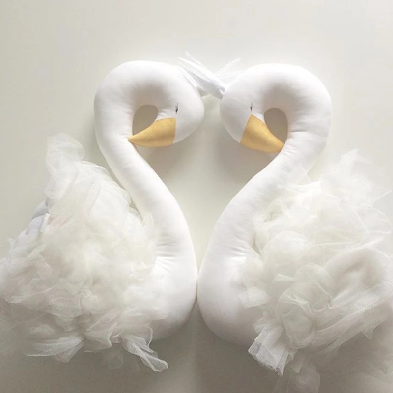 

Детская подушка, лебедь, корона, марлевая подушка, Детская сопровождающая спящей кукла, реквизит для фотосъемки, детская кроватка, декоративные игрушки