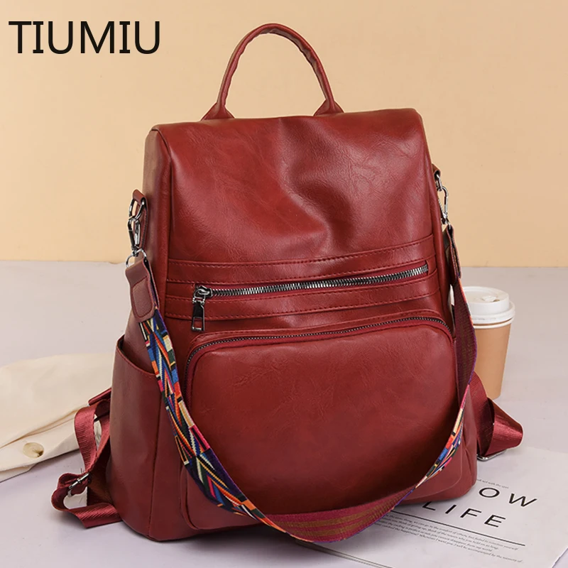 

2022 New Designer Backpack Women High Quality Leather Backpack School Bags for Teenagers Girls Large Capacity Travel Backpack