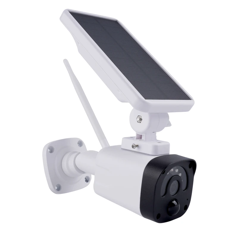 

Solar Panel Camera PIR 3MP IP Outdoor Night Vision Two-way Audio TF Card Storage Battery WiFi Wireless Camera