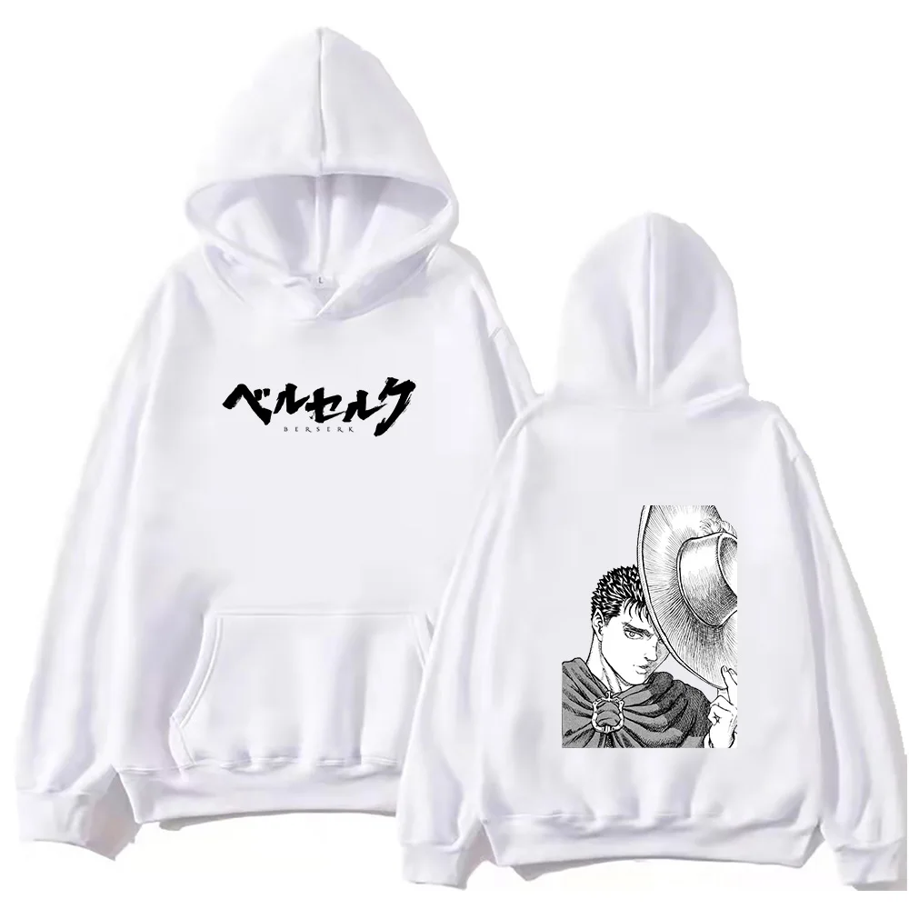 

Berserk Anime 2D Fashion Print Hoodie For Men Four Seasons Oversized Thermal Pullover For Women Multicolor Japanese Manga