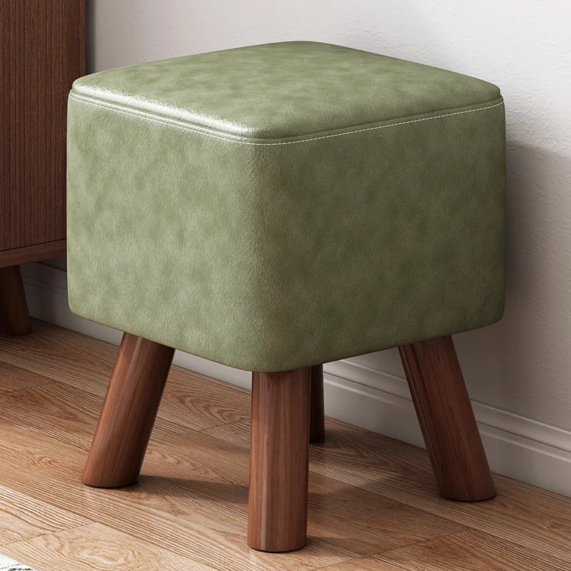 

B-BG Small Stool Kitchen Table Home Apartment Solid Wood Stool Modern Minimalist Bench Door Wearing Shoes Stool