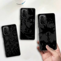 dragon ball z line art sketch phone case for redmi 9a 8a note 11 10 9 8 8t redmi 9 k20 k30 k40 pro max silicone soft cover