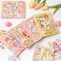 50 non repeating pink girl heart stickers set cute hand account decoration material primary school students stickers