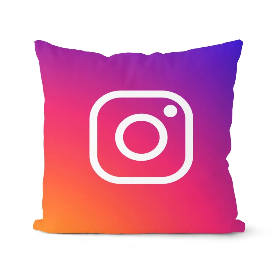 Новинка чехол для подушки App Icon наволочки с логотипом Youtube Instagram дома дивана стула