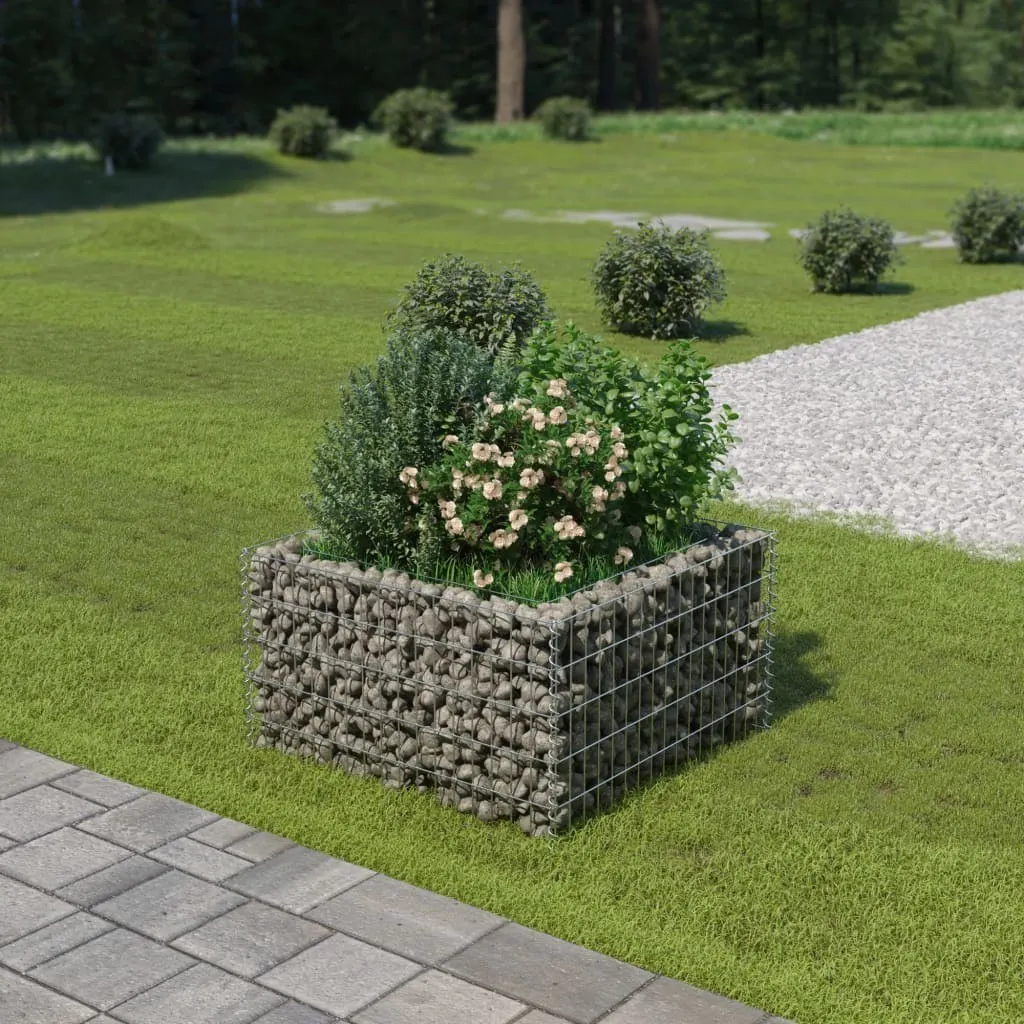 

Gabion Raised Bed Galvanised Steel 35.4"x35.4"x19.7"