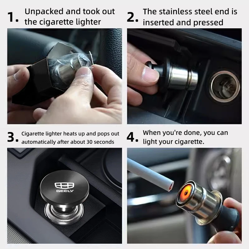 Автомобильный прикуриватель из анодированного алюминия 12-вольтовый