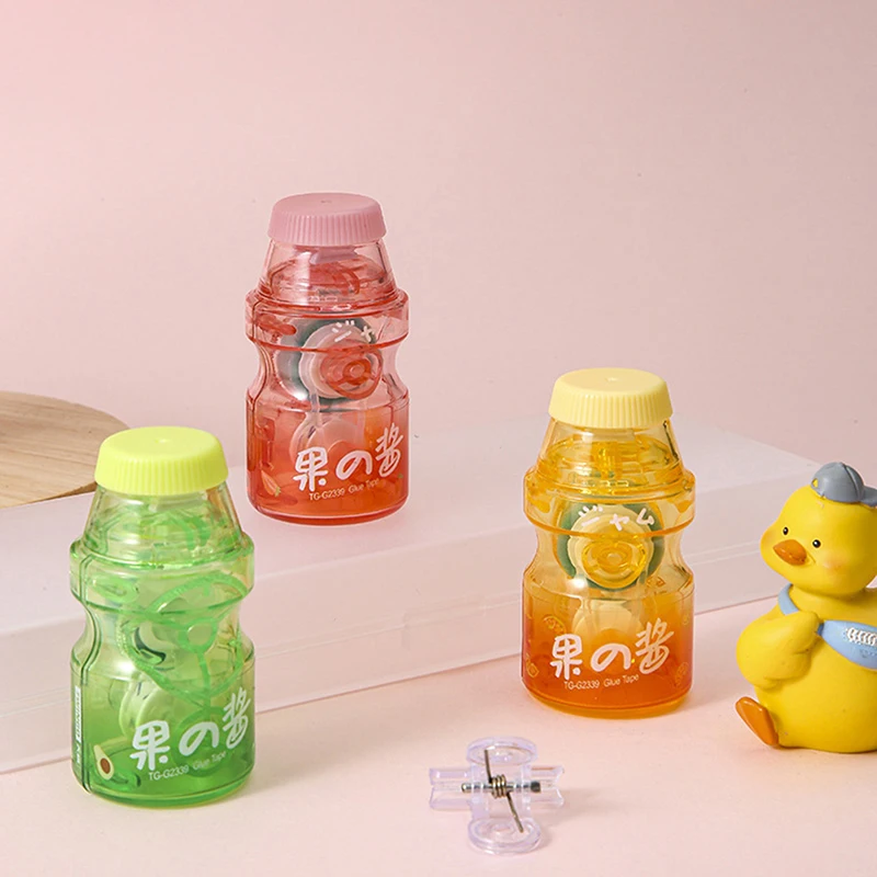 

3 вида стилей Kawaii Dot Glue Dot-shape d двусторонняя клейкая милая форма бутылки Студенческая ручная учетная запись Двусторонняя лента