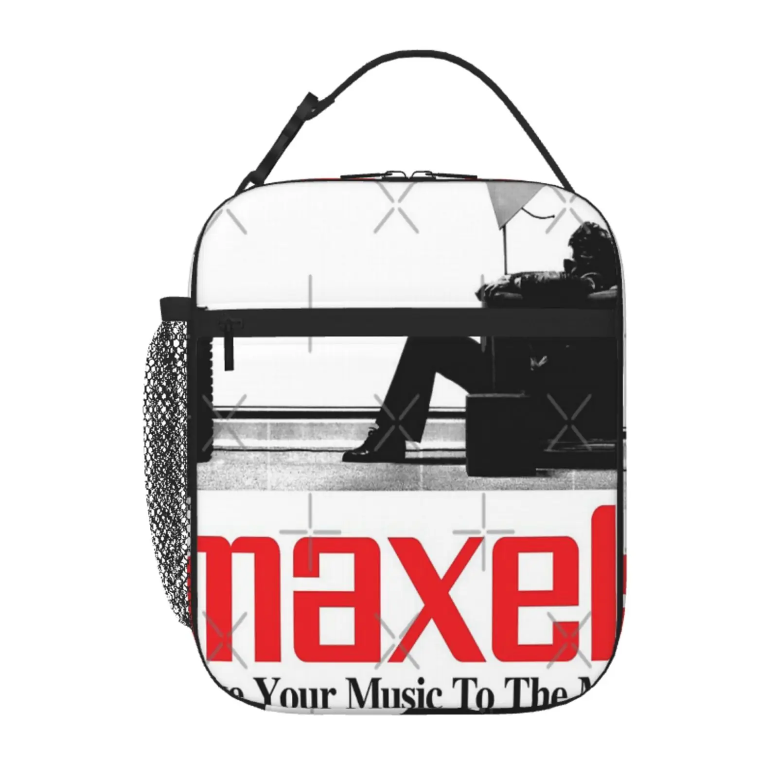 

MAXELL THE TAPE THAT DELIVERS VINTAGE SHIRT Insulated Lunch Bag Lunch Box Thermal Thermal Cooler Bag Child Lunch Bag