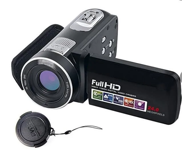 

New Digital Camera with 3.0 inch Rotating Screen Portable HD Video Camera wtih Li-ion battery Gift DVR DV