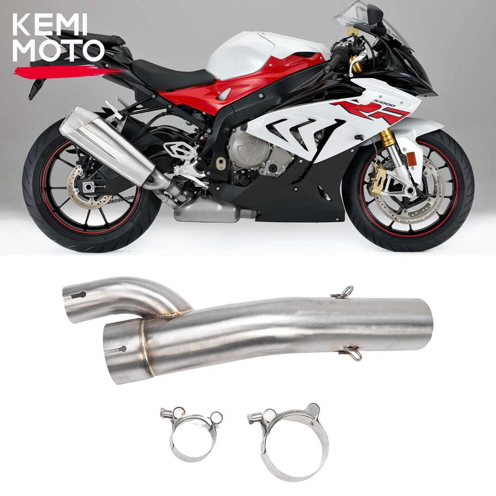 

For BMW S1000RR 2017 2018 Exhaust Middle Link Pipe Escape Connection Tube System Adapter Connector Parts Motorcycle Accessories