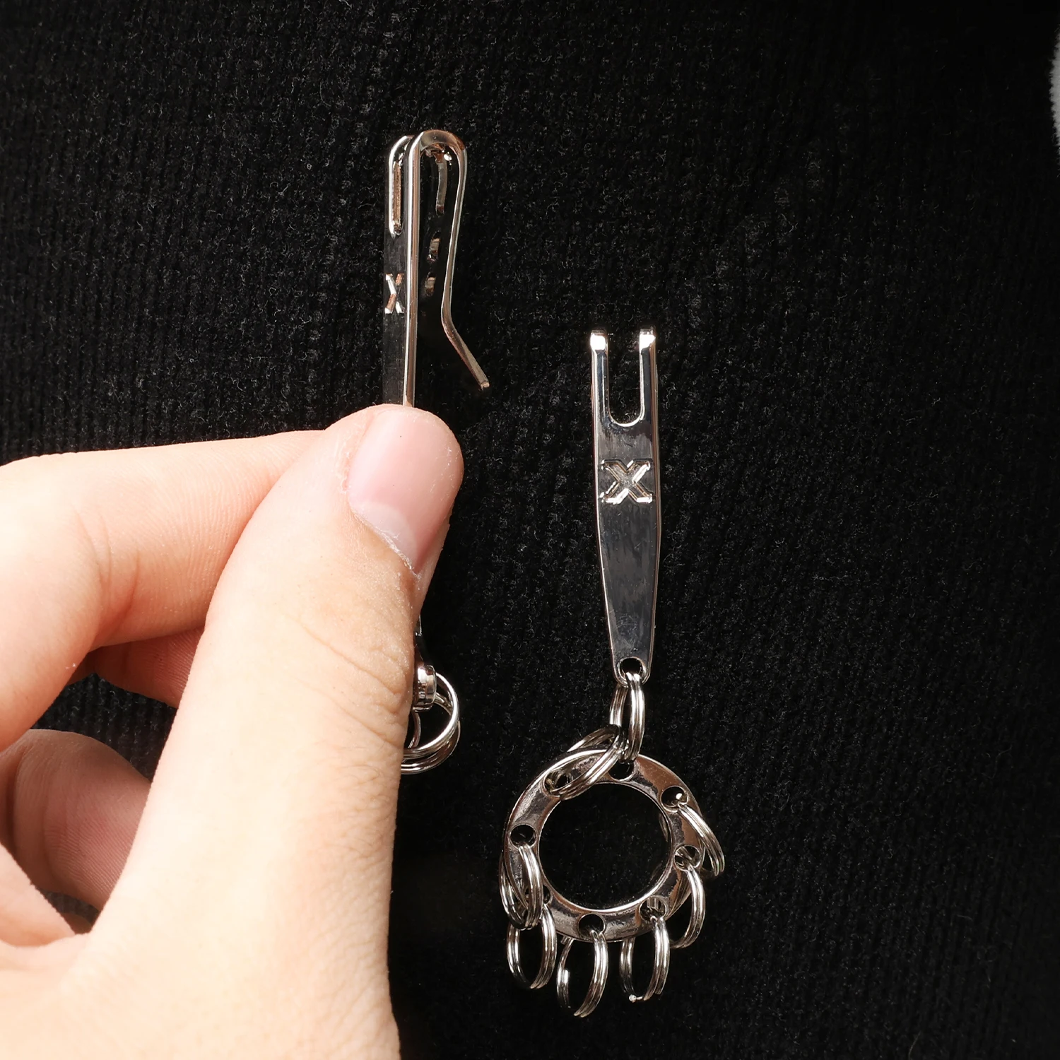 3 шт. сумка для EDC оснащенная карманными подвесными зажимами брелок-карабин из