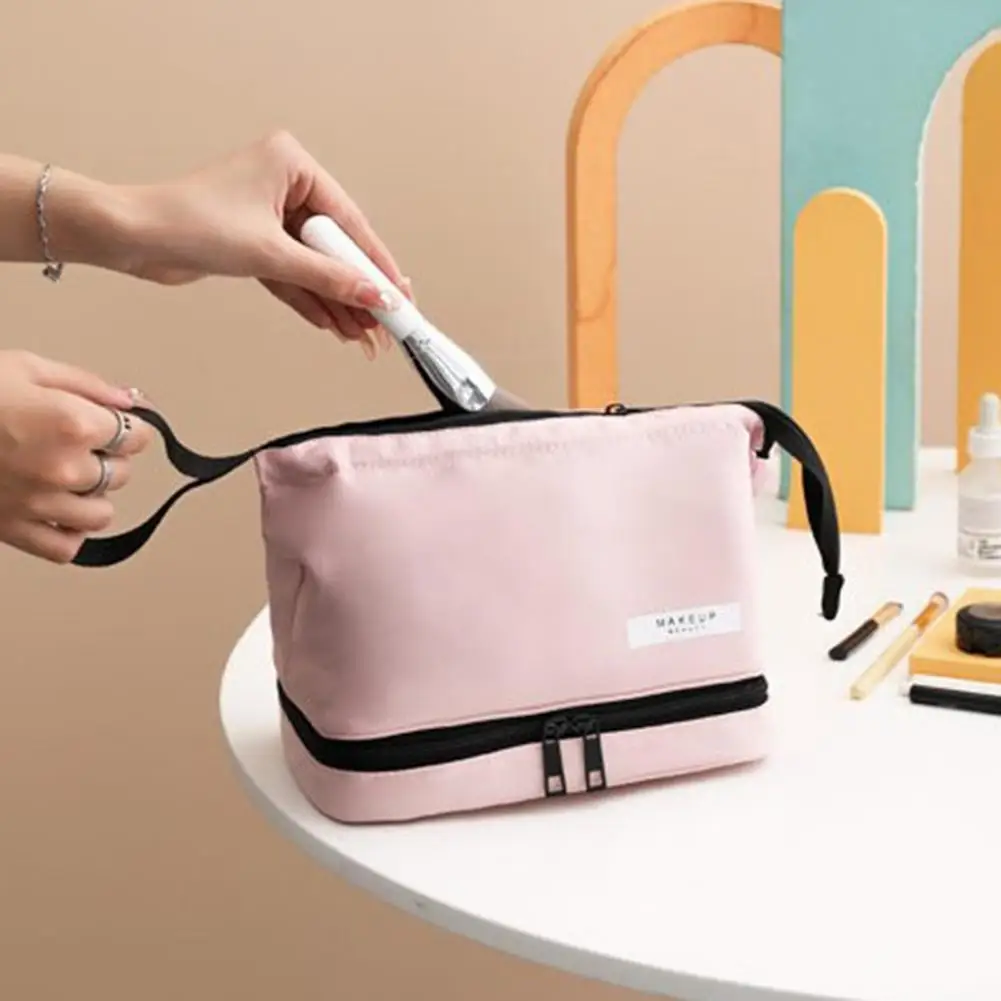 

Useful Makeup Case Compact Soft Texture INS Female Storage Makeup Case Cosmetic Bag Female Makeup Bag