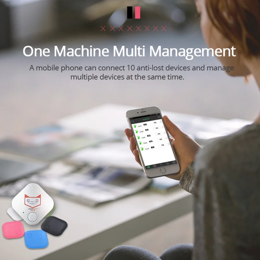 Умный мини Bluetooth GPS трекер для детей домашних животных кошелек ключи локатор