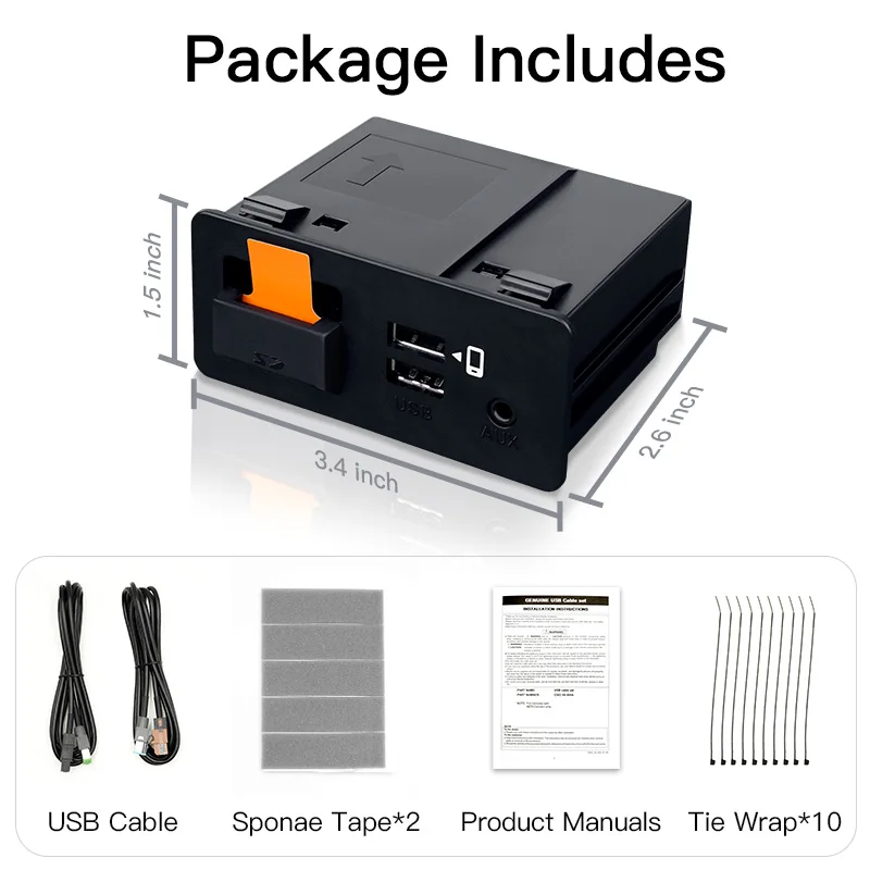 CARABC Upgrade Wireless CarPlay Android Auto Youtube USB-адаптер-концентратор OEM для Mazda 3 6 2 CX3 CX5 CX8 CX9 MX5 miata TK78669U0C