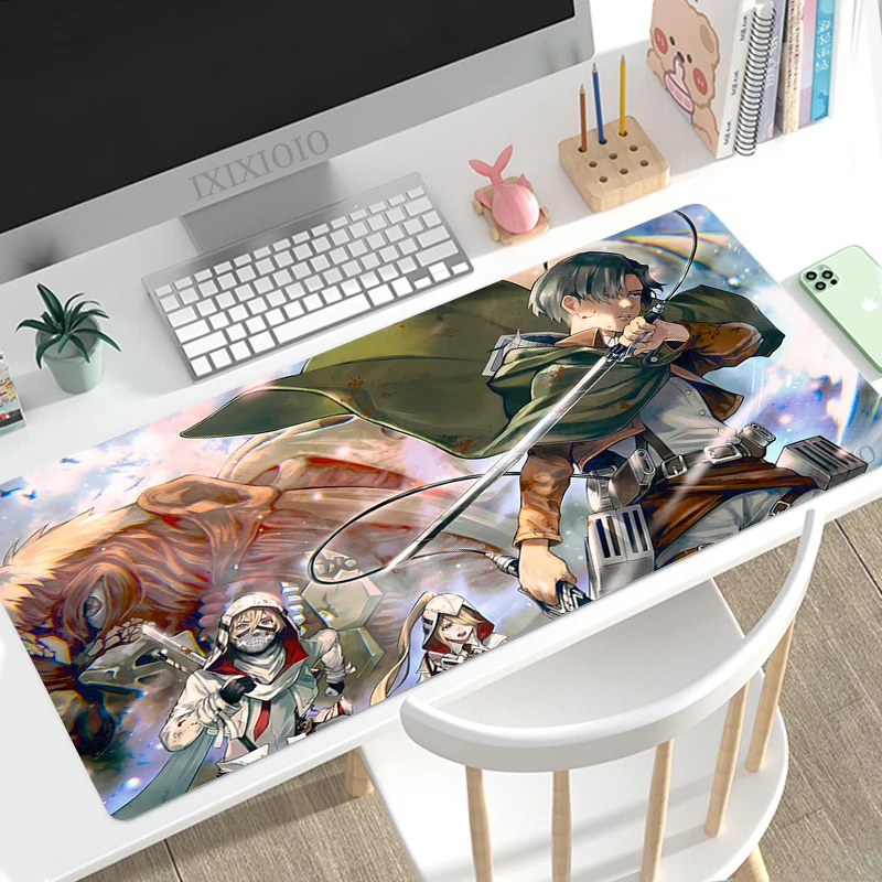 

Shingeki No Kyojin Attack on Titan Anime Gaming XL HD New Computer Mousepad XXL Desk Mats Carpet Soft Non-Slip Mouse Mats