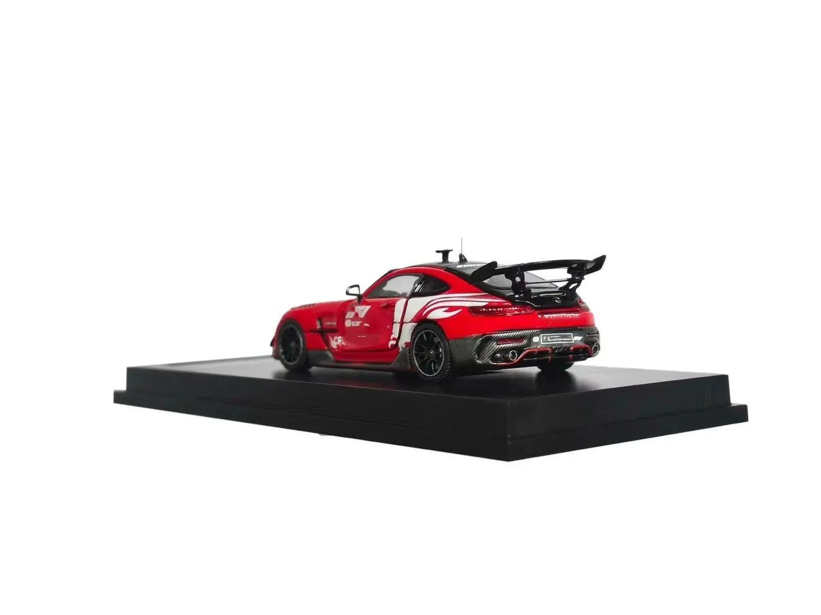 Модель гоночного автомобиля MJ 164 Safety Car GT Black Series с карбоновым кузовом и литыми дисками, подарок (art.: 3920dade74daf) - 3920dade74daf