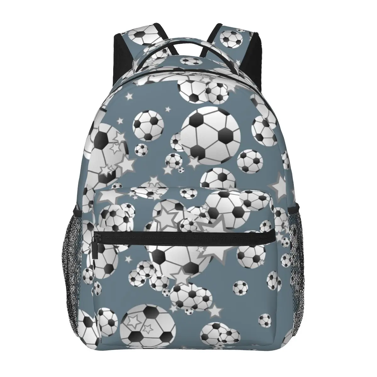

Funny Soccer Balls And Stars Fashion Boys Girls Backpack School Bag for Teenager Student Book Bag