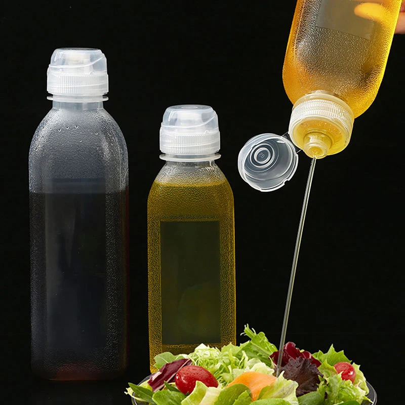 

1pc Transparent Squeeze Oil Bottle Spray Bottle Dispenser Leak-proof Watering Fuel Saving Bottle Baking Kitchen Supplies