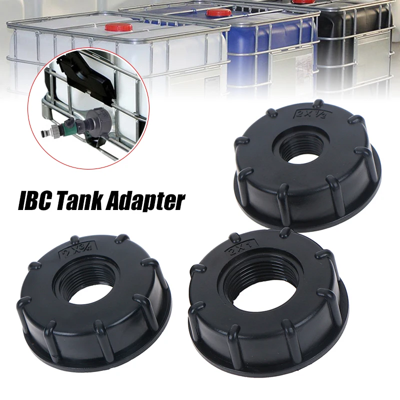 

1/2 Inch 3/4 Inch 1 Inch Thread New IBC Tank Adapter Tap Connector Replacement Valve Fitting For Home Garden Water Connectors