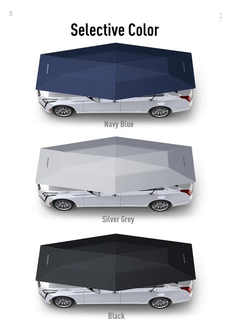 

4.2m 4.6m Automatic folding nylon car shelter windshield snow shade tent cover umbrella stand car