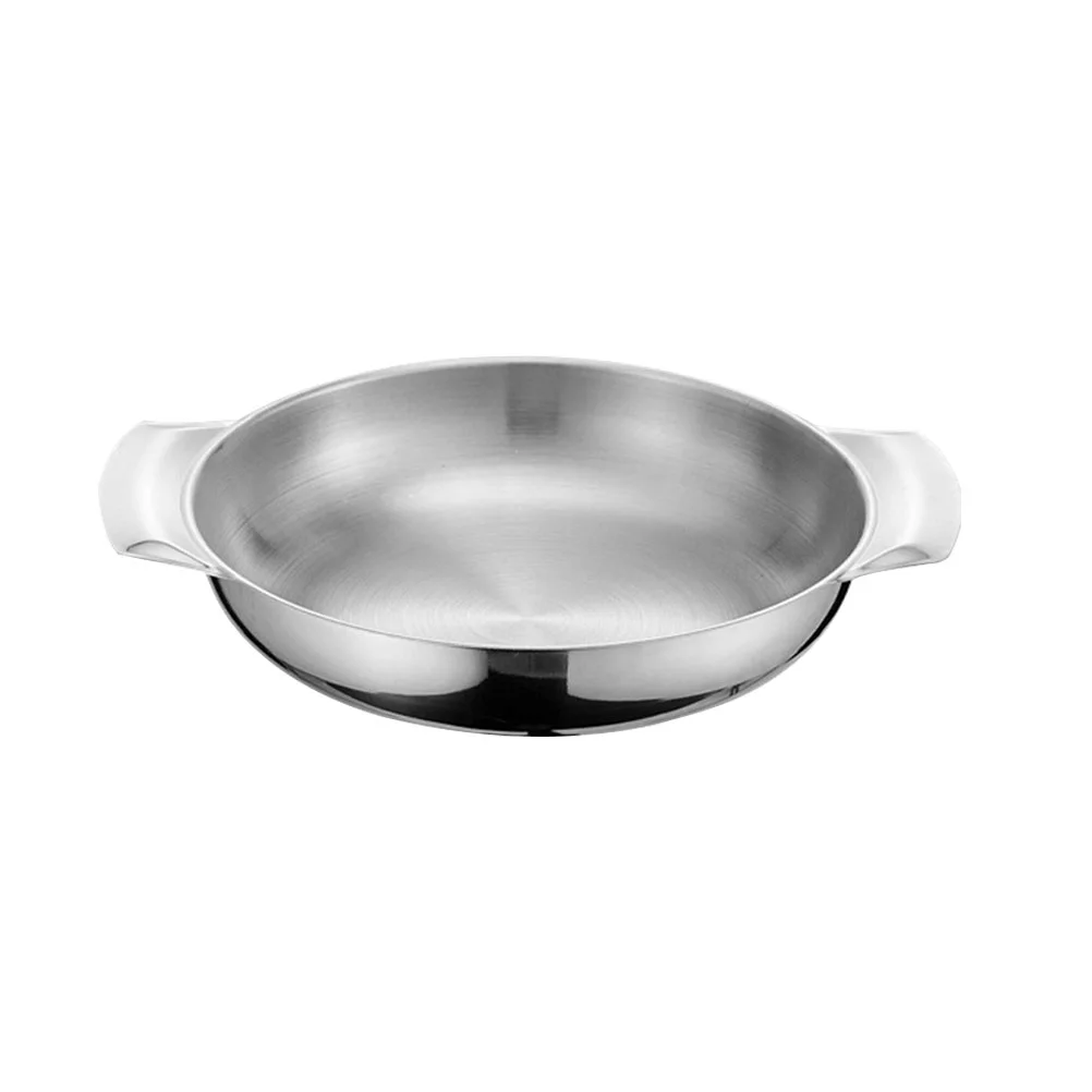 

Pan Paella Pot Steel Stainless Cooking Bowls Soup Korean Frying Hot Skillet Ramen Seafood Spanish Wok Induction Grillserving