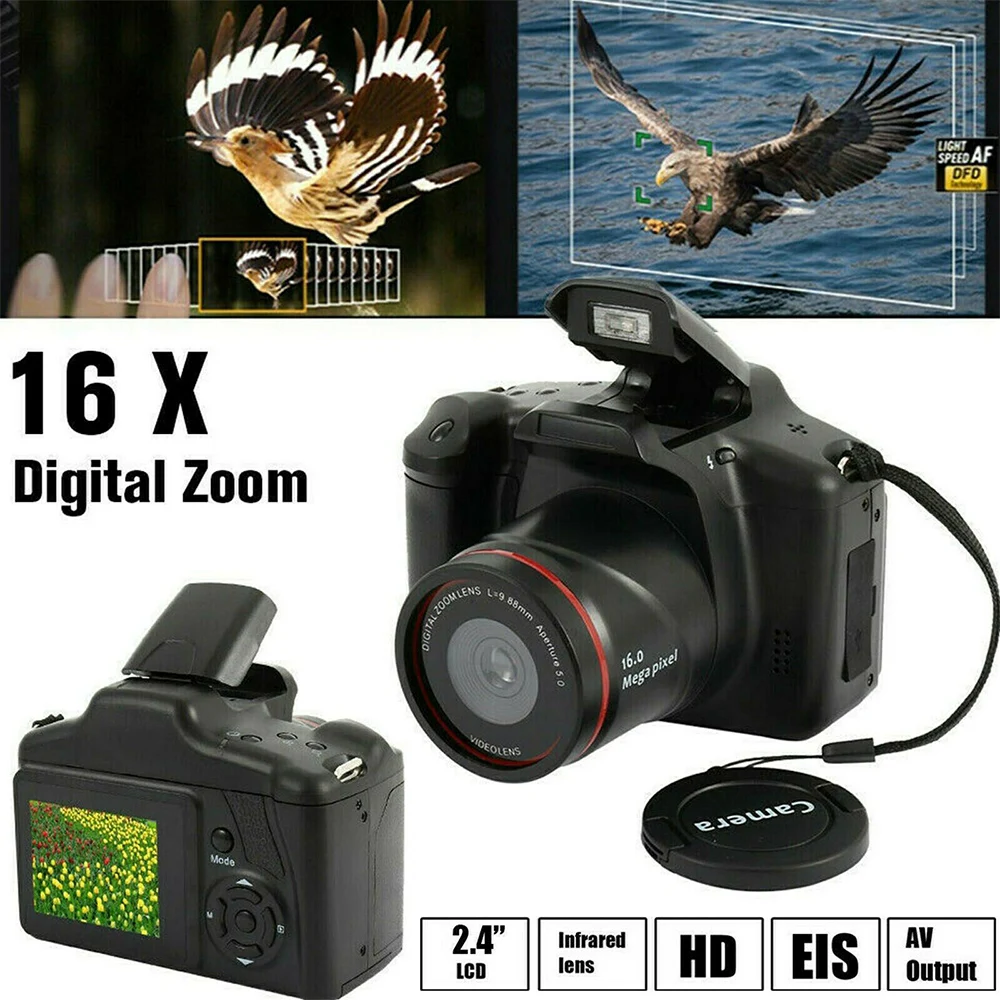 

HD05 Digital Camera 3.0 Inch TFT LCD Screen 16X Zoom HD 16MP 1080P Anti-Shake