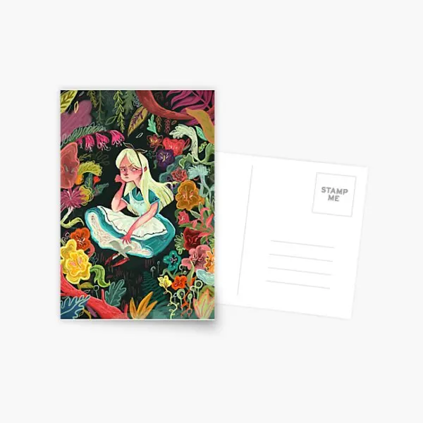 

Алиса в чудо, открытка, поздравительная открытка, стильная простая фотография, мультяшный мальчик, модный альбом, спальня, подарок, фотооткр...