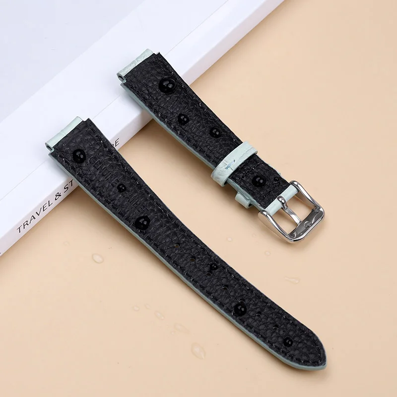 Браслет для Casio LTP-2069L ремешок часов COWYDE 18 мм выпуклый 14 модный женский розовый