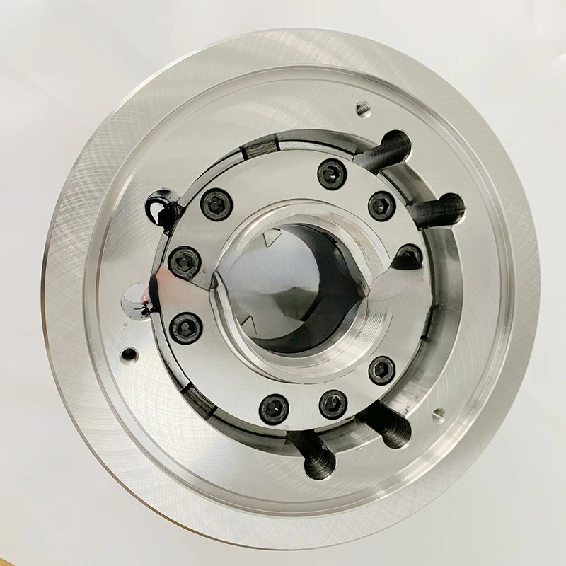 Длинный трехкулачковый гидравлический патрон