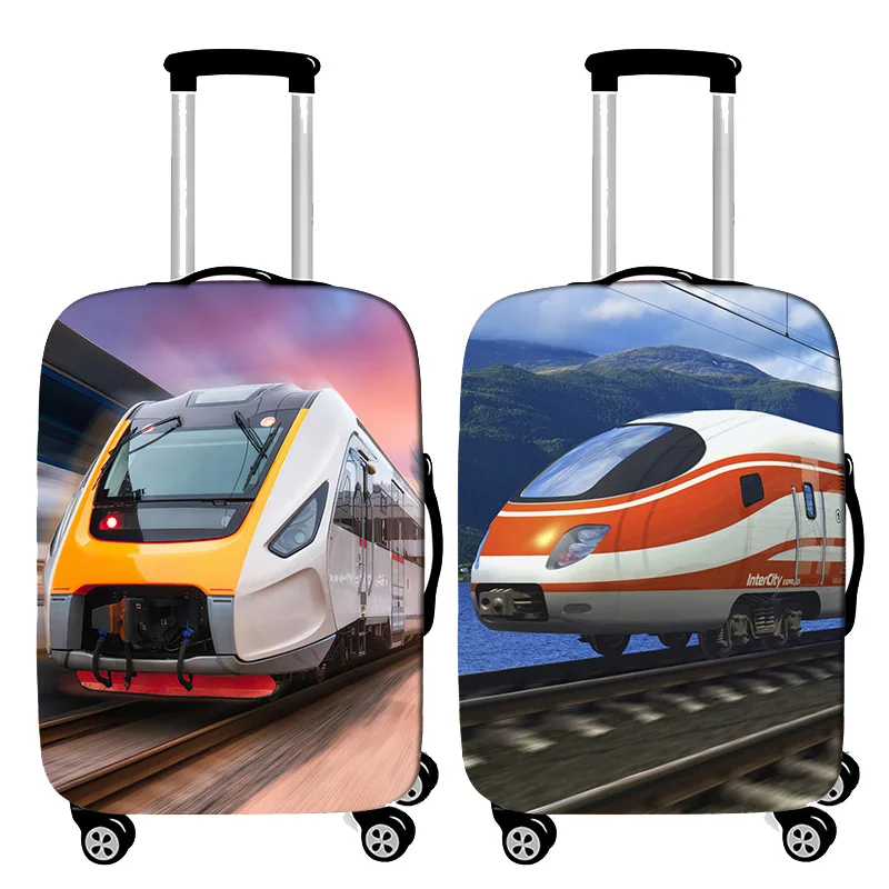 Fashion 3D Fast Car Luggage Cover Thickening Elastic Baggage Cover for 19 To 32 Inch Suitcase Case Dust Cover Travel Accessories