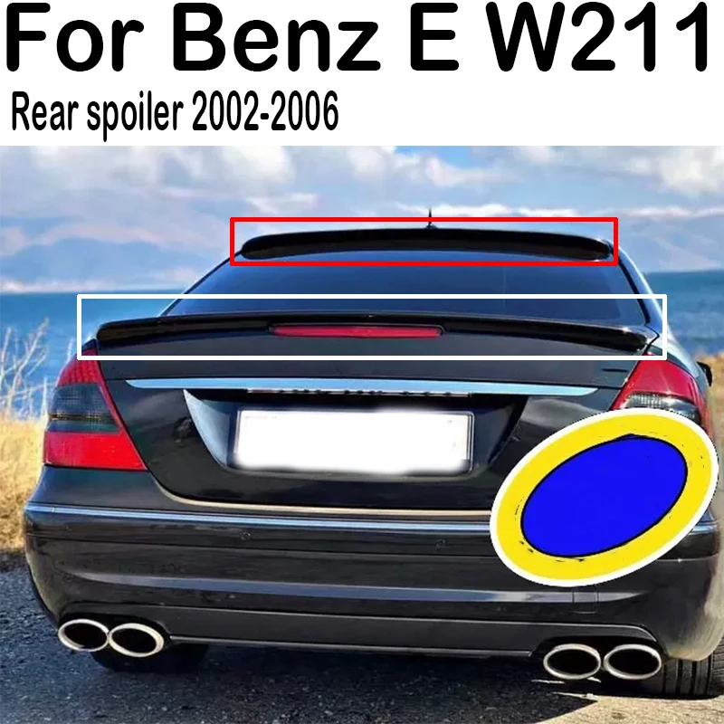 Для 2002-2006 Mercedes Benz E-Class W211 E180 200 260 300 320 240 230 280 35 крышка багажного отсека