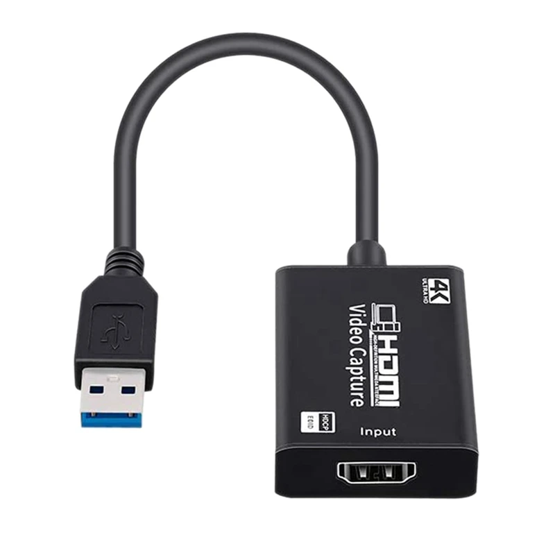 

3X Video Capture Card To USB 3.0 Full HD 1080P 4K Capture Card Live Streaming And Record