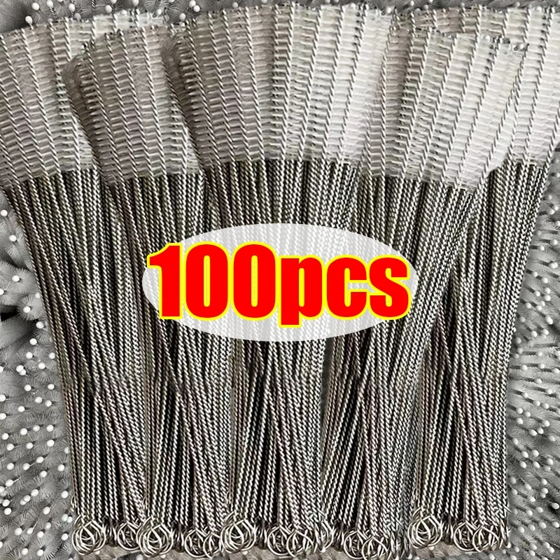 

Щетка для чистки соломинок из нержавеющей стали