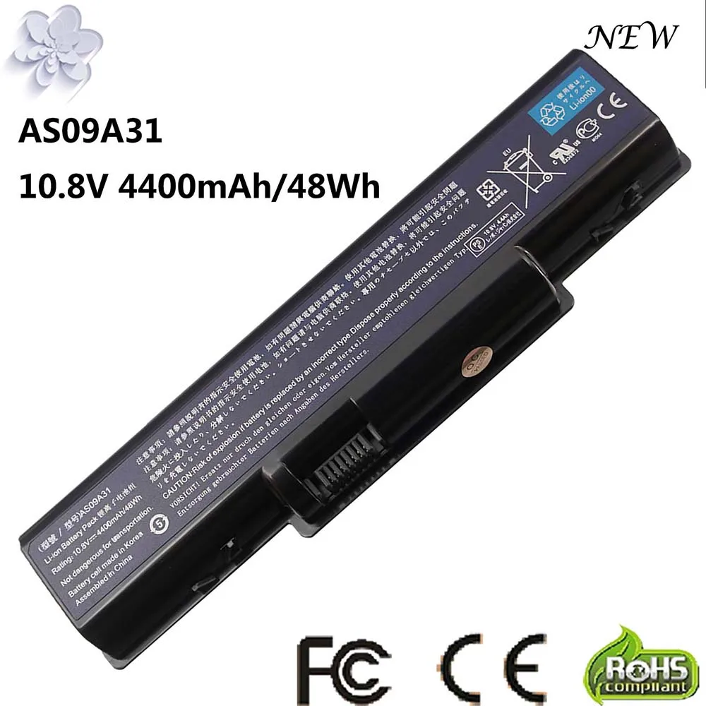 

New Laptop Battery for ACER AS09A31 AS09A41 AS09A51 AS09A61 AS09A71 AS09A73 AS09A75 AS09A90 AS09A56 5732 4732 5516 5517