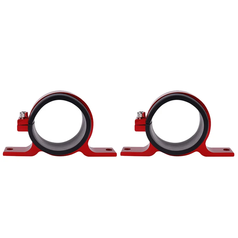 2 шт. красный 60 мм топливный насос одинарный кронштейн фильтр внешний зажим для 044