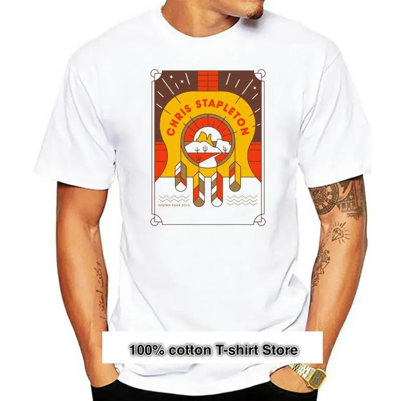 

Camiseta negra для hombre с логотипом la gira de Дональд Stapleton, ropa de Street de talla grande S a 3XL, музыка campestre