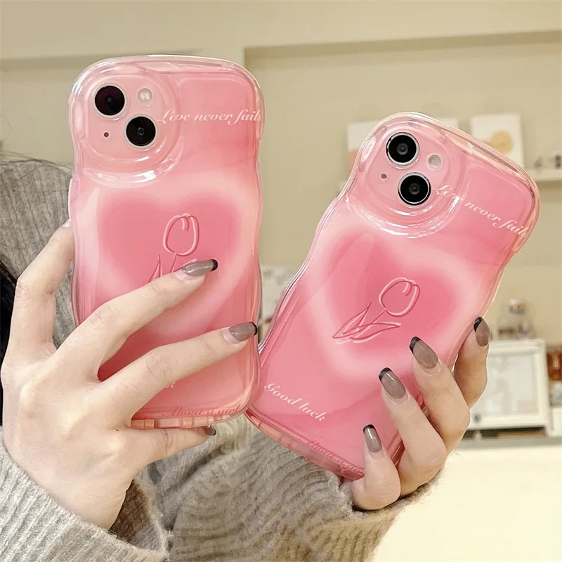 

Dizzy Dye Tulip Phone Case Cover for IPhone 14 Plus 11 12 13 14 Pro Shockproof Cases for IPhone 14 Pro Max Case for 14 Case