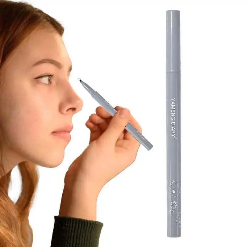 

Double Tip Eyeliner Anti-Smudge Eyeliner For Lower Lashes Makeup Essentials Eyelash Pen For Women With Two Claw For Stage Travel